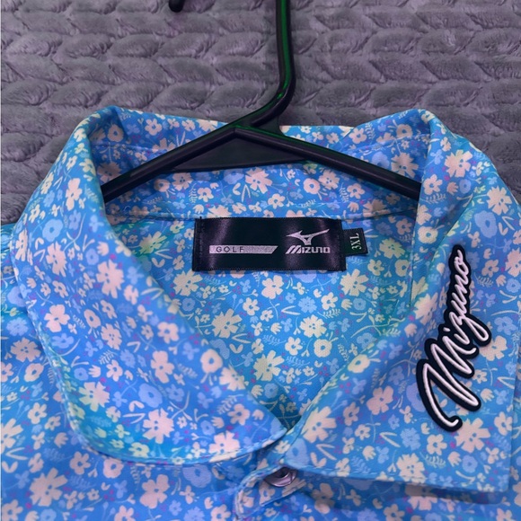 Mizuno Other - Mizuno Blue Polo Shirt with Lightweight Design